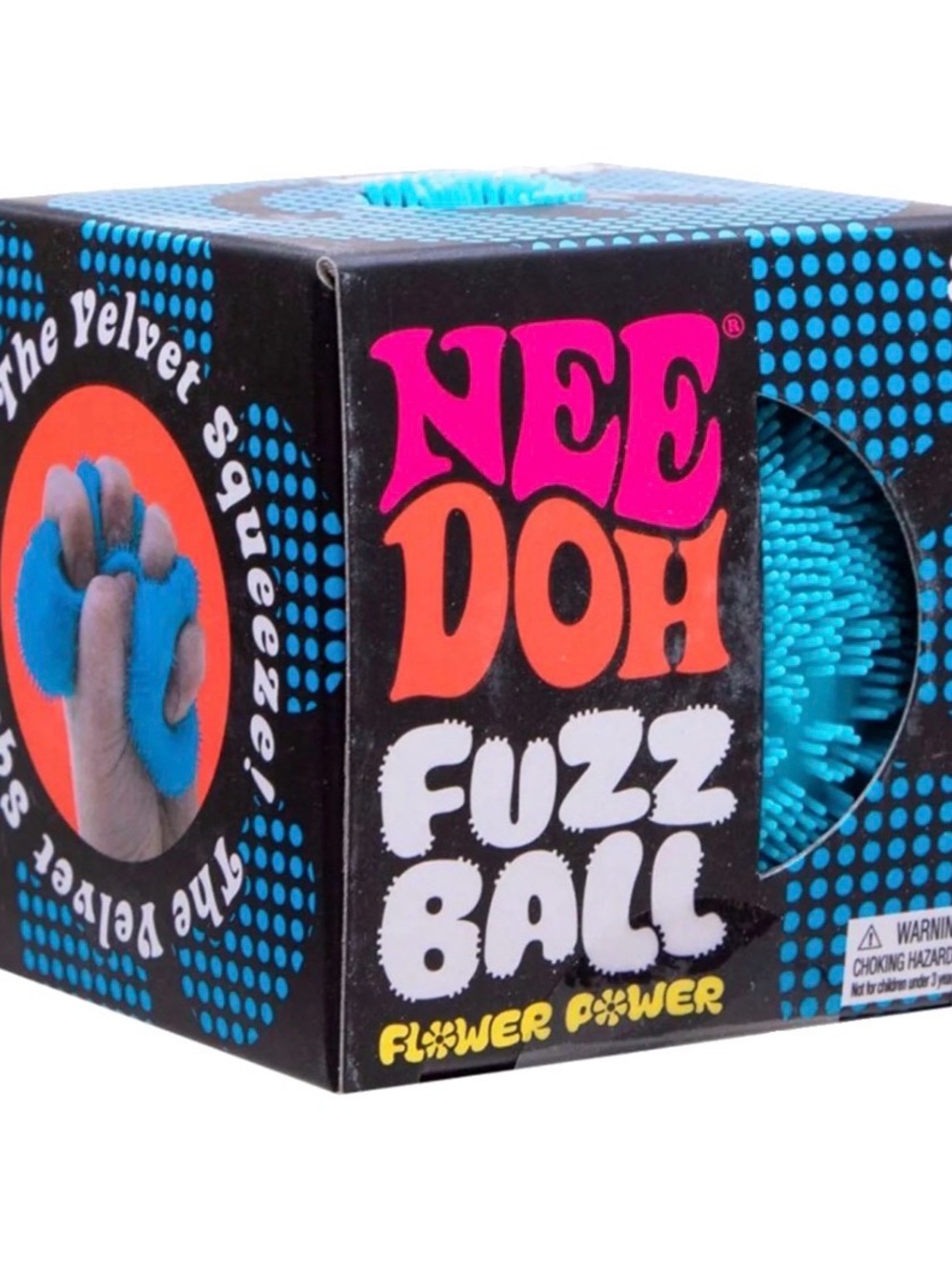 NEE DOH Fuzz Ball - Bright Turquoise
